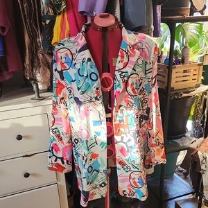 Vibrant Multicolor Women's Blazer